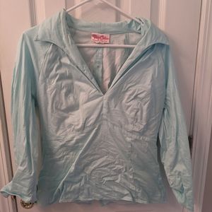 Pinup Girl Clothing Workwear Lauren XL mint